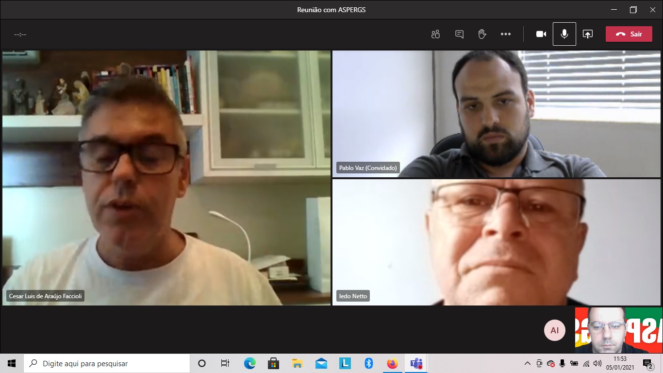 ASPERGS COM O SECRETÁRIO DA SEAPEN - Aspergs - NOTICIAS