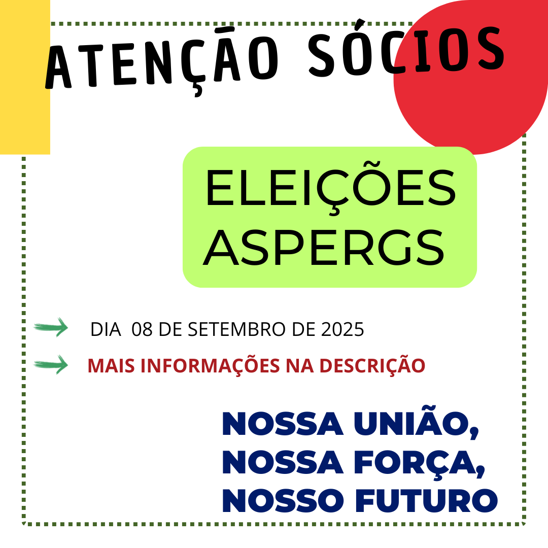 ELEIÇÃO NA ASPERGS - GESTÃO 2025/2029 - ASPERGS